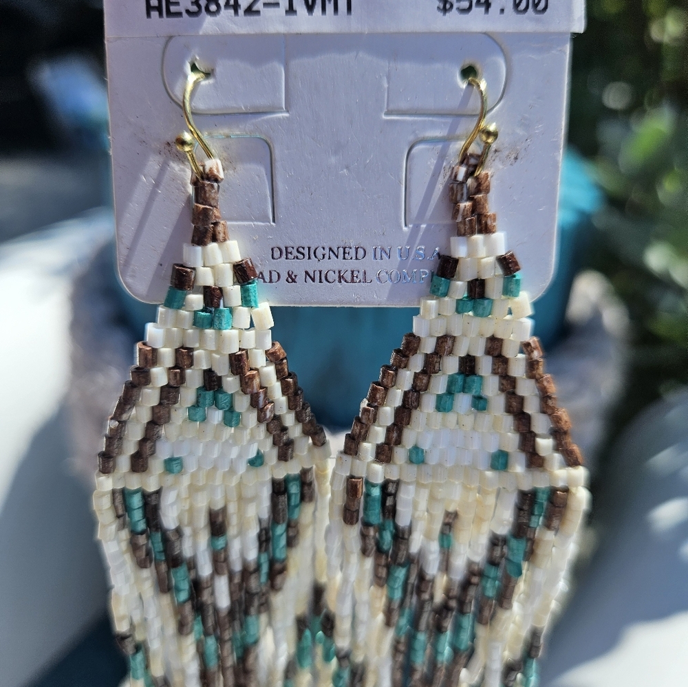 Boho earrings - Picture 3 of 3